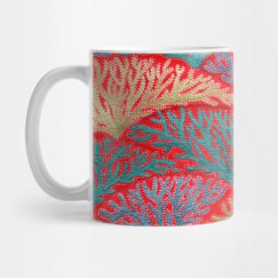 Corals - shimmering underwater pattern Mug